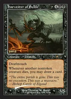 2x Harvester of Souls - Foil Retro Frame Promo 30A LP MTG - Image 1