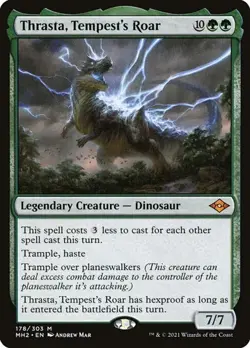 2x Thrasta, Tempest's Roar MH2 LP MTG - Image 1