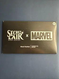 MTG Secret Lair x Marvel's Black Panther - Rainbow Foil Edition (SLD) New Sealed - Image 1