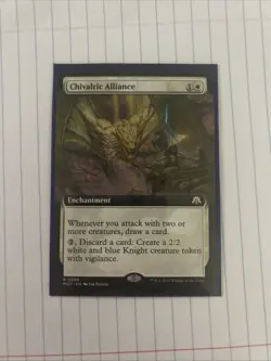 Chivalric Alliance (Extended Art) Commander: March of the Machine Regular NM - Image 1
