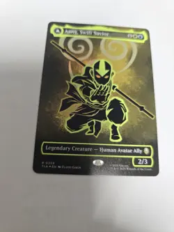 Aang, Swift Savior (Borderless) (Neon Ink Foil) Avatar: The Last Airbender Foil - Image 1