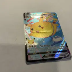 2021 Pokemon Flying Pikachu VMAX 007/025 Celebrations Holo - Image 4