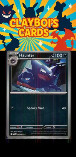 Haunter Reverse Holo ME02: Phantasmal Flames 055/094 Pokemon TCG NM+ - Image 1
