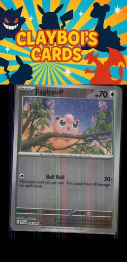 Jigglypuff Reverse Holo ME02: Phantasmal Flames 076/094 Pokemon TCG NM+ - Image 1