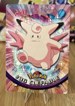Clefable #36 1999 Topps Pokemon TV Animation Edition Series 1 Blue Logo - Image 1