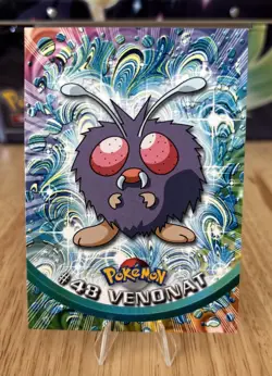 Venonat #48 1999 Topps Pokemon TV Animation Edition Series 1 Blue Logo - Image 1