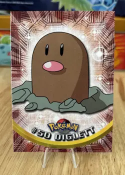 Diglett #50 1999 Topps Pokemon TV Animation Edition Series 1 Blue Logo - Image 1