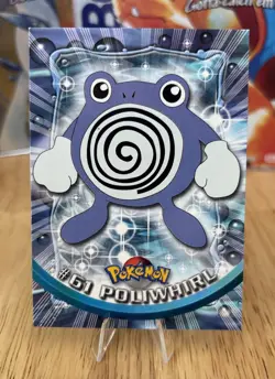 Poliwhirl #61 1999 Topps Pokemon TV Animation Edition Series 1 Blue Logo - Image 1