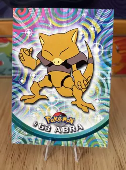 Abra #63 1999 Topps Pokemon TV Animation Edition Series 1 Blue Logo - Image 1