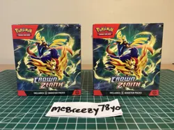 Lot of 2 Pokemon Sword & Shield: Crown Zenith Booster Bundle Lot - Image 1