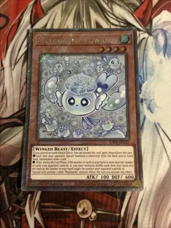 YUGIOH Platinum Secret Rare Mulcharmy Fuwalos RA04-EN050 1st Edition - Image 1