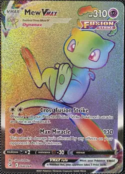 Mew VMAX (Secret) 268/264 Swsh08: Fusion Strike Holo - Pokemon Card - Image 1