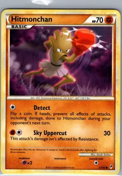 Hitmonchan 57/95 Non Holo Call of Legends - Pokemon Card - NM - Image 1