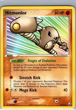 Hitmonlee 25/115 Non Holo Unseen Forces - Pokemon Card - NM - Image 1
