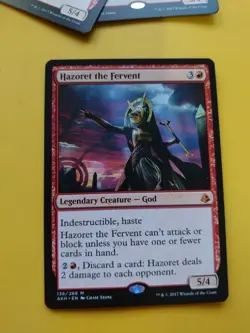 Hazoret the Fervent Mythic God Amonkhet Magic the Gathering Card. - Image 3