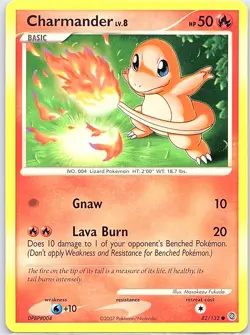 Charmander 82/132 Non Holo Secret Wonders - Pokemon Card - NM - Image 1