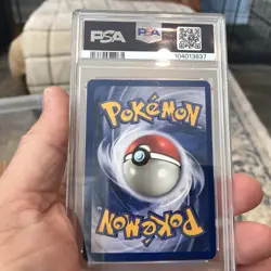 Pokemon TCG Snorlax 11/64 Jungle Holo Card Unlimited PSA 7 - Image 3