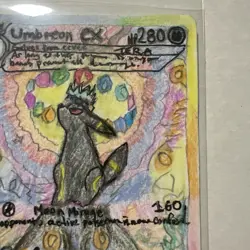 Pokemon Umbreon ex 161/131 SIR Prismatic Evolutions Hand Drawn Art Card! - Image 3