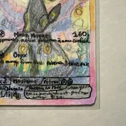 Pokemon Umbreon ex 161/131 SIR Prismatic Evolutions Hand Drawn Art Card! - Image 4