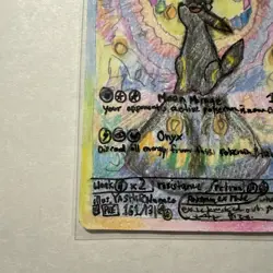 Pokemon Umbreon ex 161/131 SIR Prismatic Evolutions Hand Drawn Art Card! - Image 5