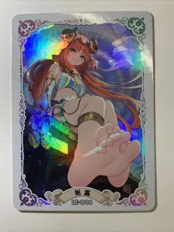 Nilou Genshin Impact Feet Sexy ACG Goddess Waifu Card Girl Holo Doujin Anime 6 - Image 1