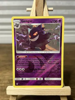 Gengar Reverse Holo 70/214 - Sun & Moon Unbroken Bonds - Rare Pokemon Card LP - Image 1