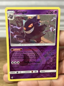 Gengar Reverse Holo 70/214 - Sun & Moon Unbroken Bonds - Rare Pokemon Card LP - Image 3