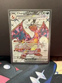 Pokemon TCG Charizard EX SVP056 Black Star Holo Promo Card NM/M Condition - Image 1