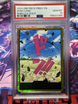 REBECCA GOLD DON!! - One Piece TCG Don Card - PSA 10 - Premium Booster PRB01 - Image 1