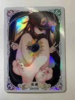 HuTao Genshin Impact Feet Sexy ACG Goddess Waifu Card Girl Holo Doujin Anime LZ - Image 1