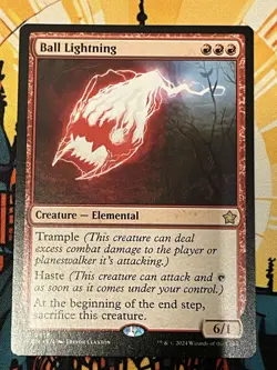 MTG Ball Lightning [Foundations, Near Mint] - Image 1