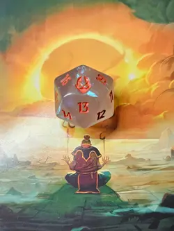 Oversized Spindown D20 Die - MTG Avatar: The Last Airbender Dice Life Counter - Image 2