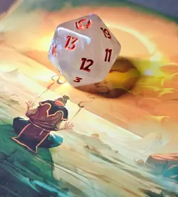 Oversized Spindown D20 Die - MTG Avatar: The Last Airbender Dice Life Counter - Image 3