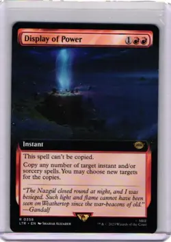 MTG Display of Power (358/915) The Lord of the Rings Tales of Middle-earth LP - Image 1