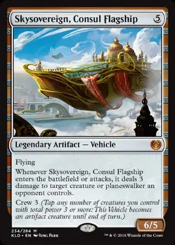 1x Skysovereign, Consul Flagship Light Play, English Kaladesh MTG Magic - Image 1