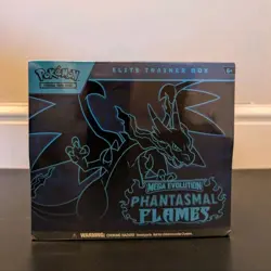 Pokemon TCG Mega Evolution Phantasmal Flames Elite Trainer Box SEALED - Image 1