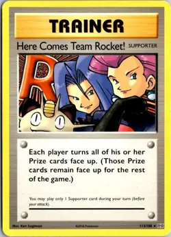 Pokemon TCG Here Comes Team Rocket! Secret Rare Regular - Image 1
