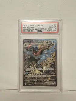 (AUS) Pokemon TCG 2024 Shrouded Fable Promo Greninja Ex 132 PSA 10 - Image 1