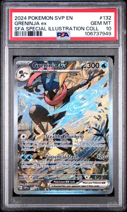(AUS) Pokemon TCG 2024 Shrouded Fable Promo Greninja Ex 132 PSA 10 - Image 3
