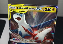Latias & Latios GX 113/181 NM Sun & Moon Team Up Holo Pokemon TCG - Image 2