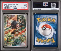 2023 Pokemon OBF EN Lechonk Illustration Rare 209/197 PSA 9 - Image 3