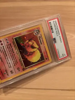 Pokemon Flareon Jungle Unlimited Holo Rare #3 PSA 7 - Image 2