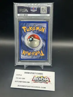 1999 Pokemon Jungle Scyther Holo Unlimited 10/64 NM PSA 7 - Image 2