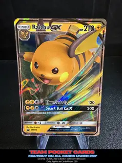 Raichu Gx SM213, Black Star Promo, Pokemon, NM - Image 1