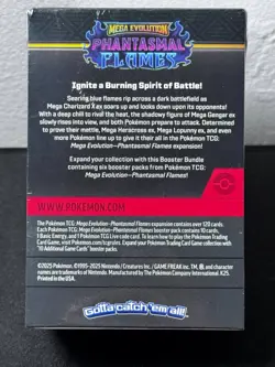 Pokemon TCG Mega Evolution Phantasmal Flames Booster Bundles New Sealed 6 Packs - Image 2