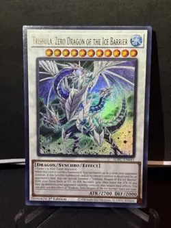 Trishula Zero Dragon of the Ice Barrier SDFC-EN041 Ultra Rare Yu-Gi-Oh! - Image 1