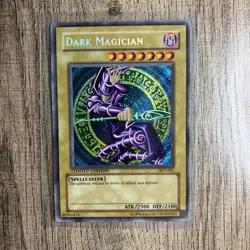 Yu-Gi-Oh! Dark Magician (BPT-001) Secret Rare Limited Tin Promo 2002 HP - Image 1
