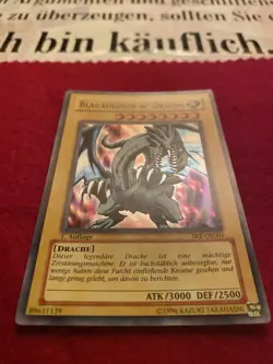 Yu-Gi-Oh! BLAUAUGIGER W. DRACHE, SKE-DE001, SUPER RARE, 1st, NM, KOMBI-VERSAND! - Image 2