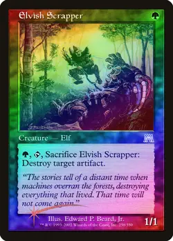 Elvish Scrapper FOIL Onslaught PLD Green Uncommon MAGIC MTG CARD ABUGames - Image 1