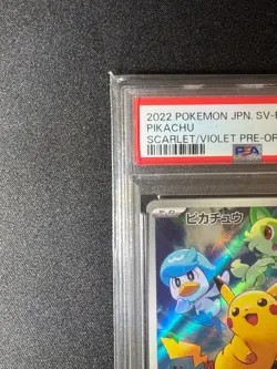 PSA10 Pikachu 001/SV-P Promo Japanese Pokemon Card Scarlet Violet GEM MINT - Image 4